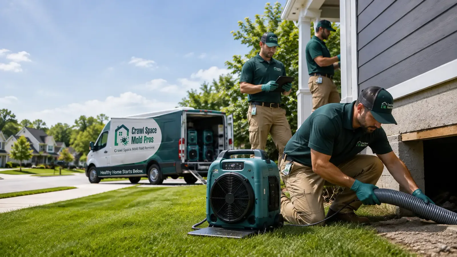 Crawl Space Mold Removal in Villa Park, IL